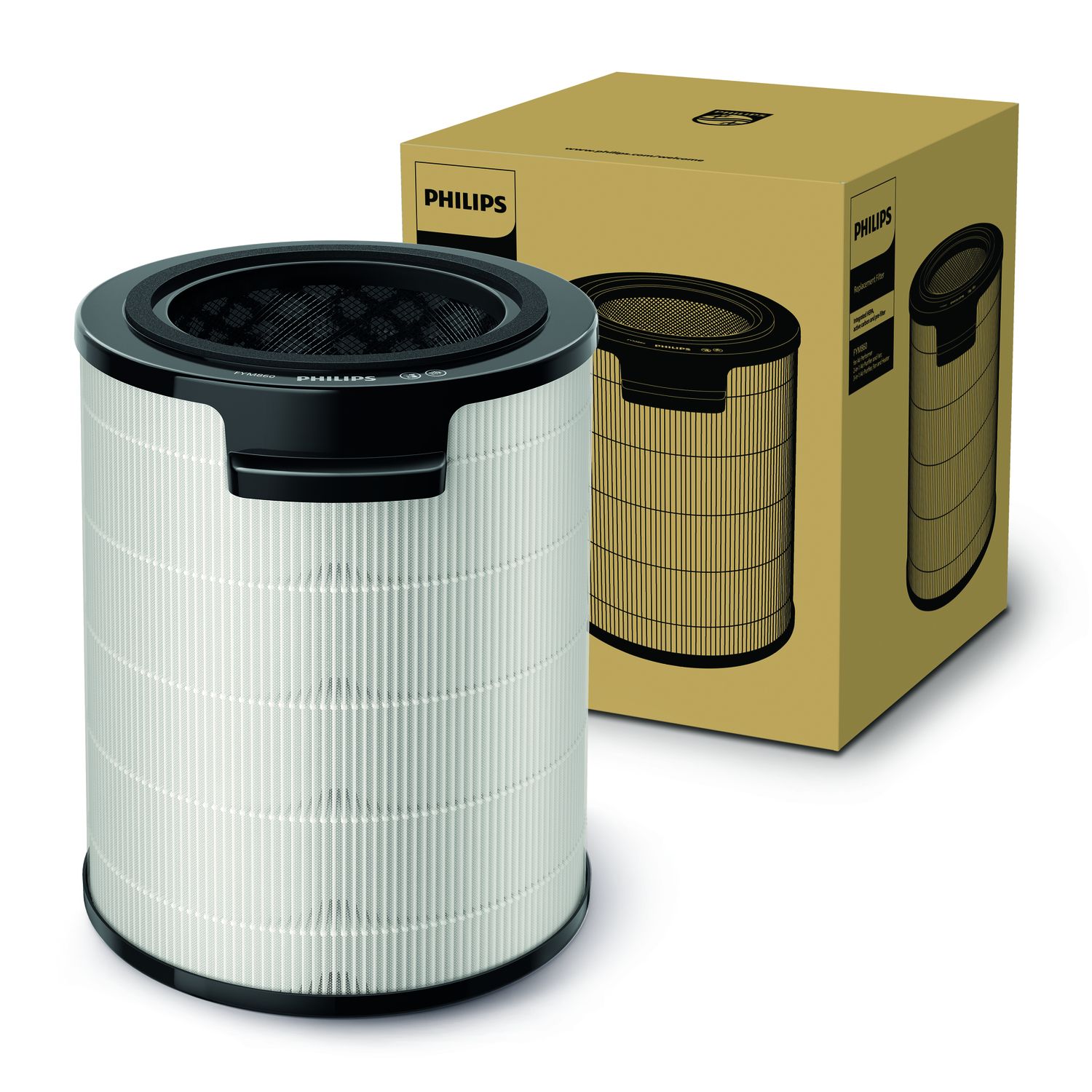 Philips Genuine FYM860/30 - Replacement Filter - 3-in-1 - HEPA