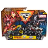 Spin Master Monster Jam Marvel - Schaal 1:64 - Metaal - 2 Pack assortiment