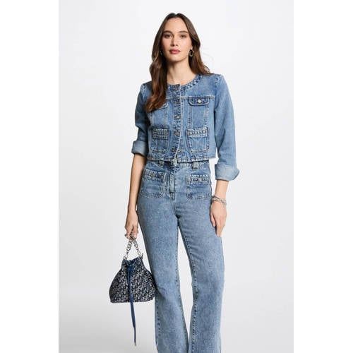 Morgan Morgan spijkerjas medium blue denim