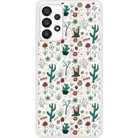 Samsung Bedrukt siliconen hoesje compatibel met Galaxy A53 5G Cactus