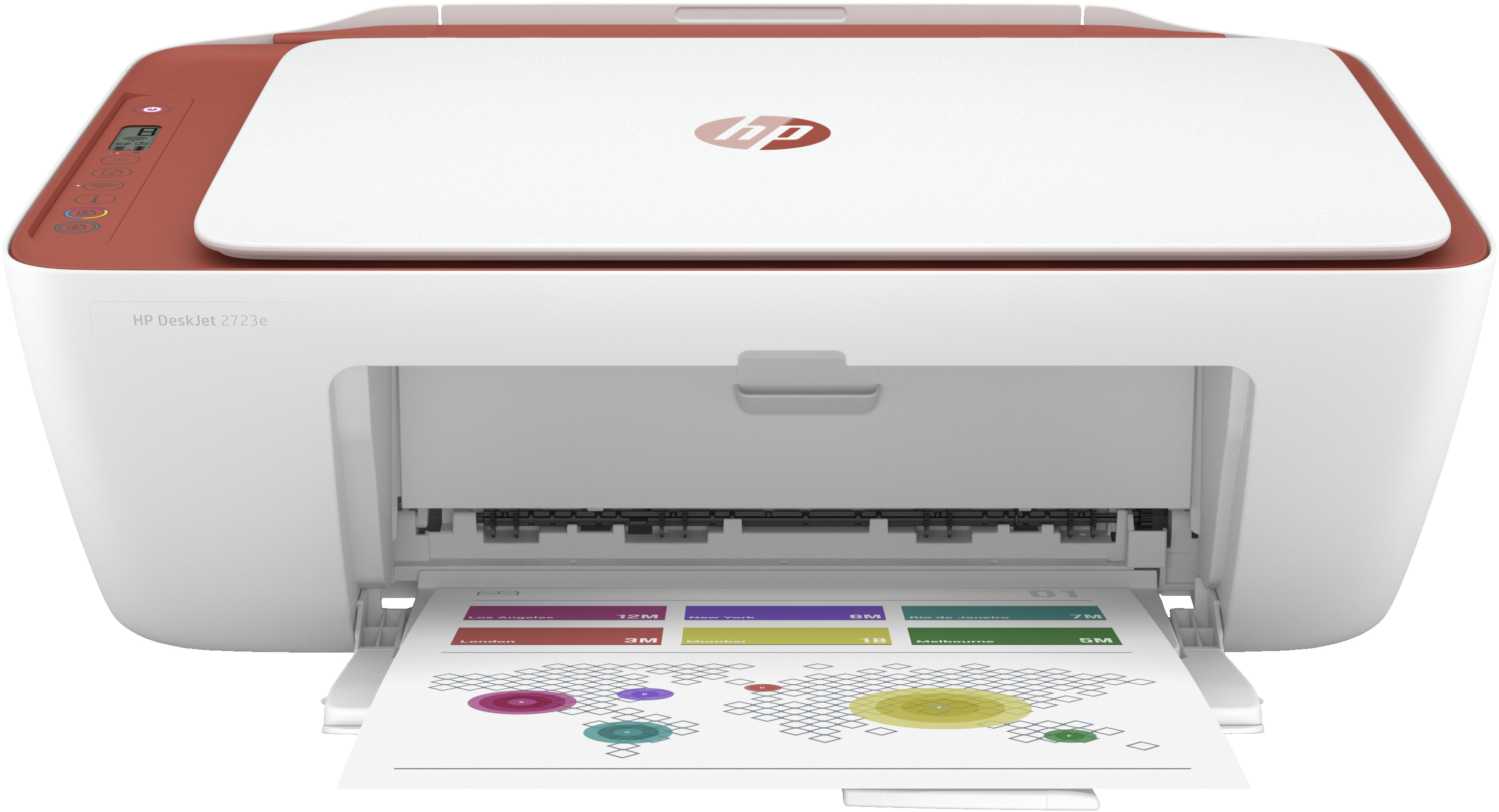 HP HP Deskjet 2723e All-in-One printer, Kleur, Printer voor Home, Printen, kopi&#235;ren, scannen, Draadloos; HP+; Geschikt voor HP Instant Ink; Printen vanaf een telefoon of tablet