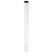 Wagner 12907601 Teno meubelvoet, Ø 50 x 718 mm, individueel te combineren met TENO en QuickClick-systeem, staal wit gepoedercoat, belastbaar tot 50 kg