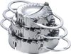 Sans marque Moules à raviolis de haute qualité en acier inoxydable - set de 3 fabricants de boulettes - pierogi, ravioli, tortellini - tampon à raviolis - coupe-raviolis - fabricant de boulettes