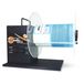 START International LR4500W-EU twee-richtings-labelroller, rollcapaciteit 251 mm, breedte tot 178 mm, zwart