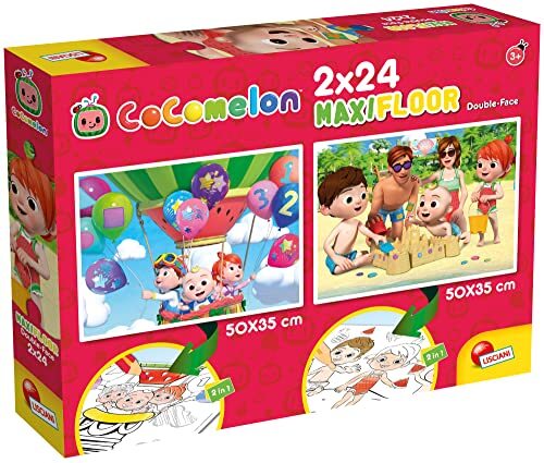 Liscianigiochi Lisciani Giochi - Cocomelon DF Maxifloor 2 x 24-Be kind to Everyone, meerkleurig, 91119