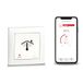 VEMER VE796001 OIKOS WIFI INT, wifi-timer op inbouwdoos, rond (50 x 50), smart thermostaat met app, Alexa en Google Home, weekprogrammering, stroomvoorziening 230 V, wit