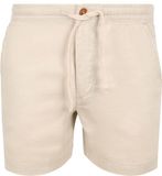 Superdry Merchant Sand Linnen Short Heren Beige Maat XL