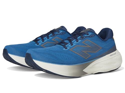 New Balance Heren Fresh Foam X 880 V15 Hardloopschoenen Sea Stone/Nb Navy/Marmalade, 7,5