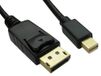 RS PRO DisplayPort-kabel A stekker DP (DisplayPort) Mini B display-aansluiting - stekker, 2m 4K max. PVC