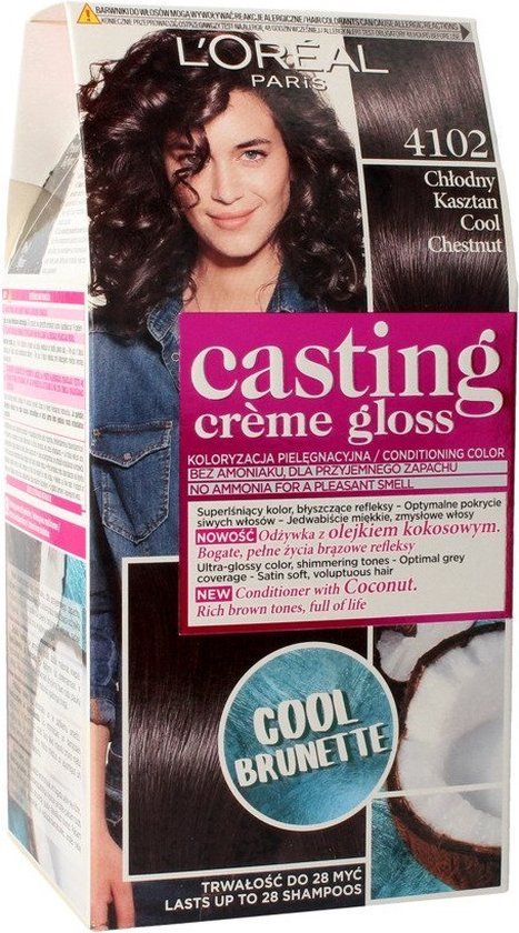 L'Oréal Paris Casting Crème Gloss 4102 Cool Chestnut Haarkleuring