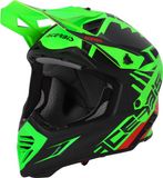 Acerbis X-Track Zwart Neon Groen Crosshelm - Helm