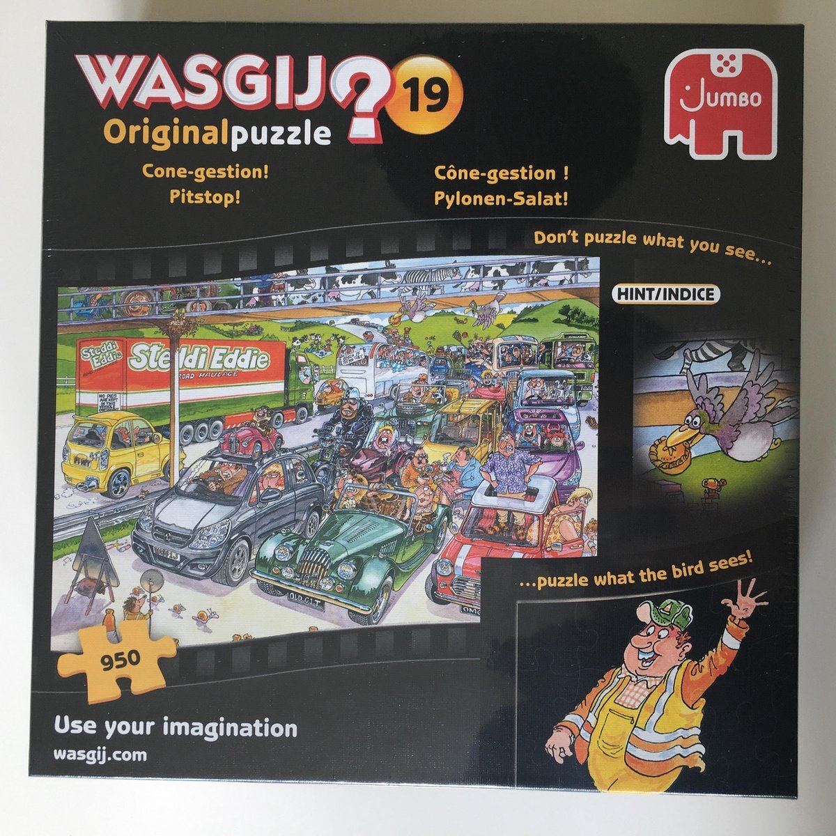 Wasgij Original 19 Pitstop puzzel - 950 stukjes