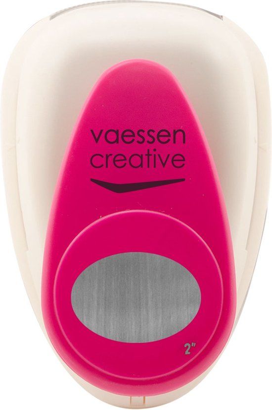 Vaessen Creative Pons - Figuurpons - Ovaal - 3,2 4,5 cm