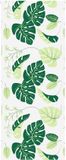 vidaXL Doucherolgordijn 100x240 cm Groene bladeren