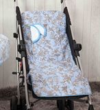 Babyline Lichtgewicht matras voor kinderwagen, blauw