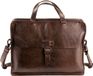 Harold's Leren Business tas Aberdeen Businessbag Twin Brown