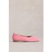 White Stuff Cheri Leather Ballerina Pump Mid Pink