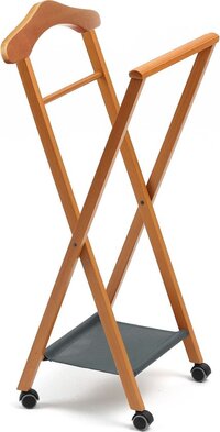 Arredamenti Italia NELSON Kledingstandaard - Hout - Opvouwbaar - Bruin