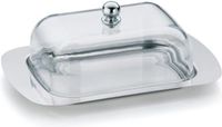 Kela botervloot Baldo 18,5 x 12,5 cm RVS zilver
