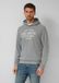 s.Oliver Sweatshirt met capuchon, lange mouw, steekzakken, leigrijs, maat XXL