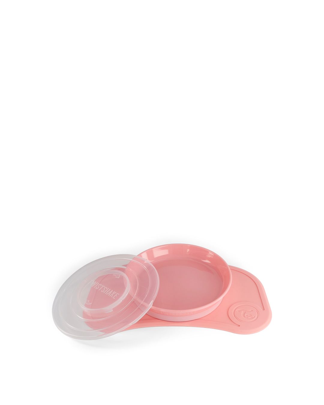 Twistshake Click Mat Mini Plus Babybord - Roze - Siliconen - 6+ maanden