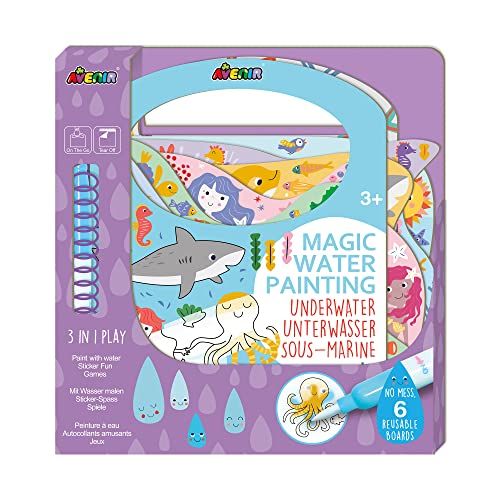 Avenir Schilderspel onderwater, 3-in-1 creatieve set voor kinderen vanaf 3 jaar