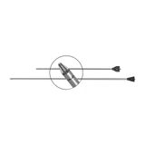 RIEGLER 114407-38.300 verlengbuis, met Star-Tip-mondstuk, 300 mm recht, 1 st
