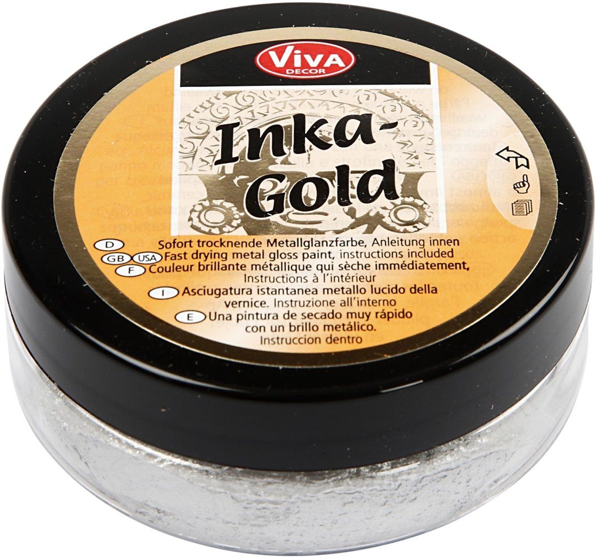 Viva Decor Inka-Gold zilver 50 ml