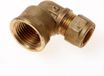 Coude à raccordement intérieur à compression 1/2 x 12 mm