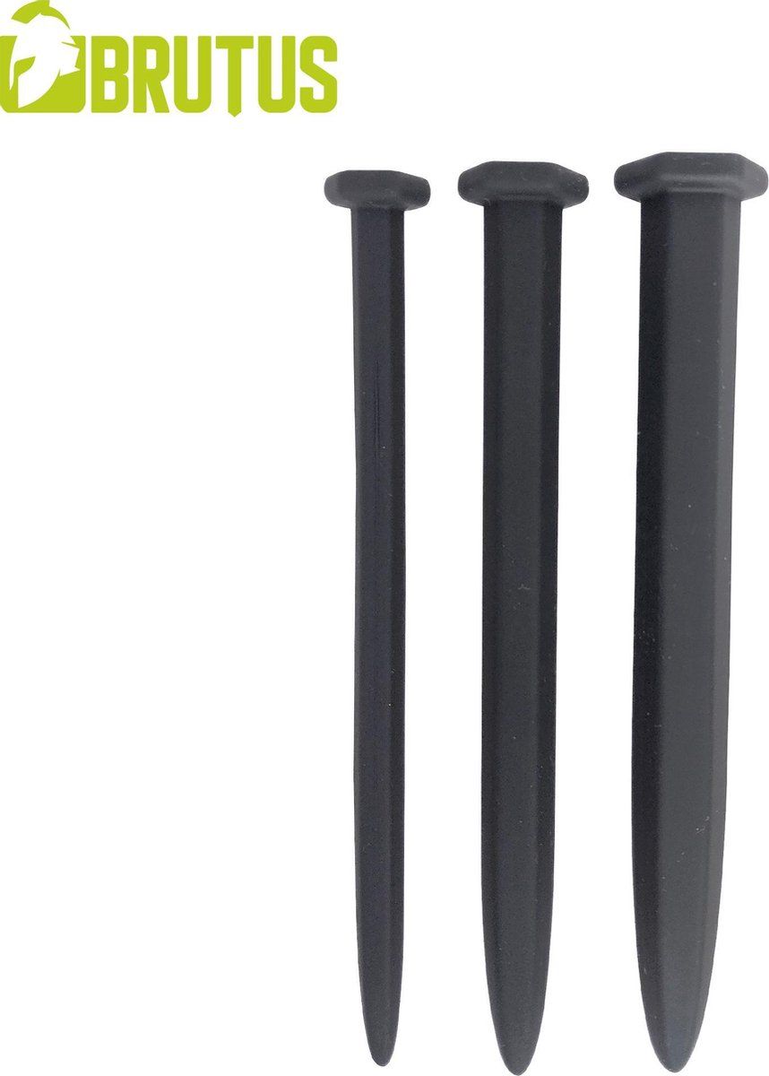 Brutus Nailed It! - 3 gladde silicone urethral dilator sound set - 8718858989669