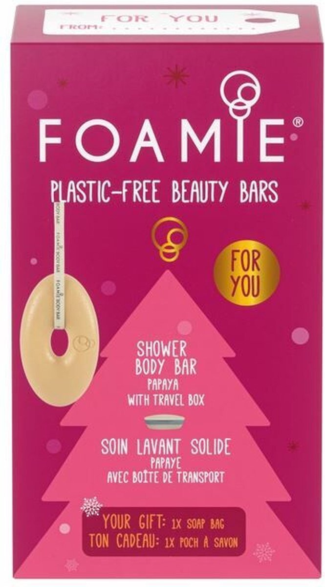 Foamie Shower Body Bar Papaya Giftset dames