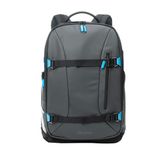 Rollei Fotoliner Ocean Pro: grote camerarugzak in zwart van 49 gerecyclede PET-flessen, geschikt voor handbagage, incl. laptopvak, verplaatsbare scheidingswanden