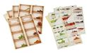 Fackelmann kruiden-/kruidenetiketten, stickers voor glazen en blikjes in twee designs - modern en nostalgisch (kleur: kleurrijk), aantal: 64 stuks
