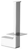 Baikal 280034085 toiletpapierhouder, eenvoudige installatie van roestvrij messing, houder voor badkamer en keuken, glanzend chroom