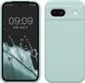 kwmobile hoesje geschikt voor Google Pixel 8a - Hoesje met siliconen coating - Smartphone case in mat mintgroen