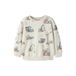 NAME IT MINI sweater met print - ecru