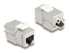 DeLOCK 87891 connecteur de câble RJ45 Argent, Blanc