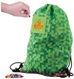 Pixie Crew Gymtas - Drawstring bag Adventure - Zwemtas mét Pixies - Groen