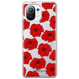 ERT GROUP mobiel telefoonhoesje voor Xiaomi 11 origineel en officieel erkend Babaco patroon Flowers 018 optimaal aangepast aan de vorm van de mobiele telefoon, gedeeltelijk bedrukt