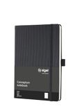 SIGEL CO122 Notizbuch Conceptum, ca. A5, liniert, Hardcover, schwarz