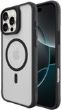 Buddi Hybrid - Hoesje Geschikt voor Apple iPhone 16 Pro Max - Compatibel met MagSafe - Back Cover met Magneet - Magnetische Beschermhoes - Matte Zwart