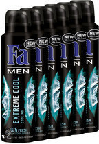 Fa Extreme Cool - 150 ml - Deodorant - 6 st - Voordeelverpakking