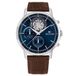 Tommy Hilfiger TH1710629 STEWART Heren Horloge - Staal/Leer - Bruin/Zilverkleurig - 44 mm