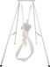 VEVOR Yoga-standframe, schommelstandaard van 3 meter, maximale draagkracht 250 kg, driekantige constructie voor aerial yoga, ophangpunten voor aerial silk, antislipbasis, lichtgewicht, demontabel ontwerp