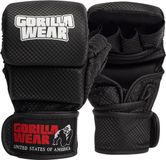 Gorilla Wear Ely MMA Bokshandschoenen - Zwart/Wit - M/L