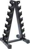 Merkloos / Sans marque MazrekuHome® Halter opbergrek - Zwart - IJzer - 12 Dumbbells