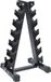 Merkloos / Sans marque MazrekuHome® Halter opbergrek - Zwart - IJzer - 12 Dumbbells