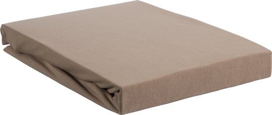 Beddinghouse Jersey Lycra Premium Hoeslaken - Taupe - 180/200x200/220
