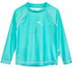 Playshoes kindershirt met UV-bescherming, korte mouw, batik, turquoise, maat 158/164