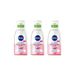 NIVEA Oogmake-Up Remover Stralende Oogcontouren - 3 x 125 ml - Voordeelverpakking